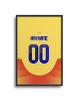 Colombia Cafeteros Copa America 2024 Home Kit Print