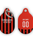 Milan Rossoneri 2024-25 Home Kit AirTag Holder