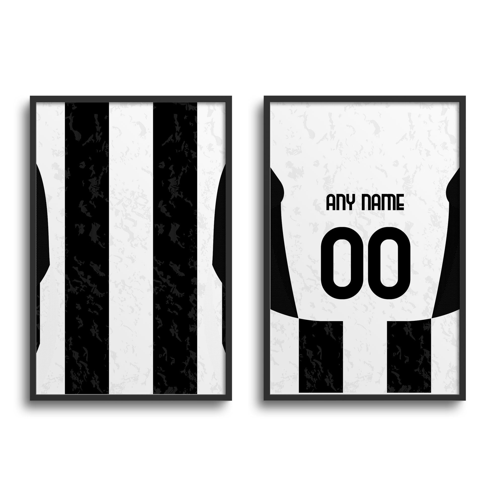 Piemonte Calcio Bianconeri 2024-25 Home Kit Poster
