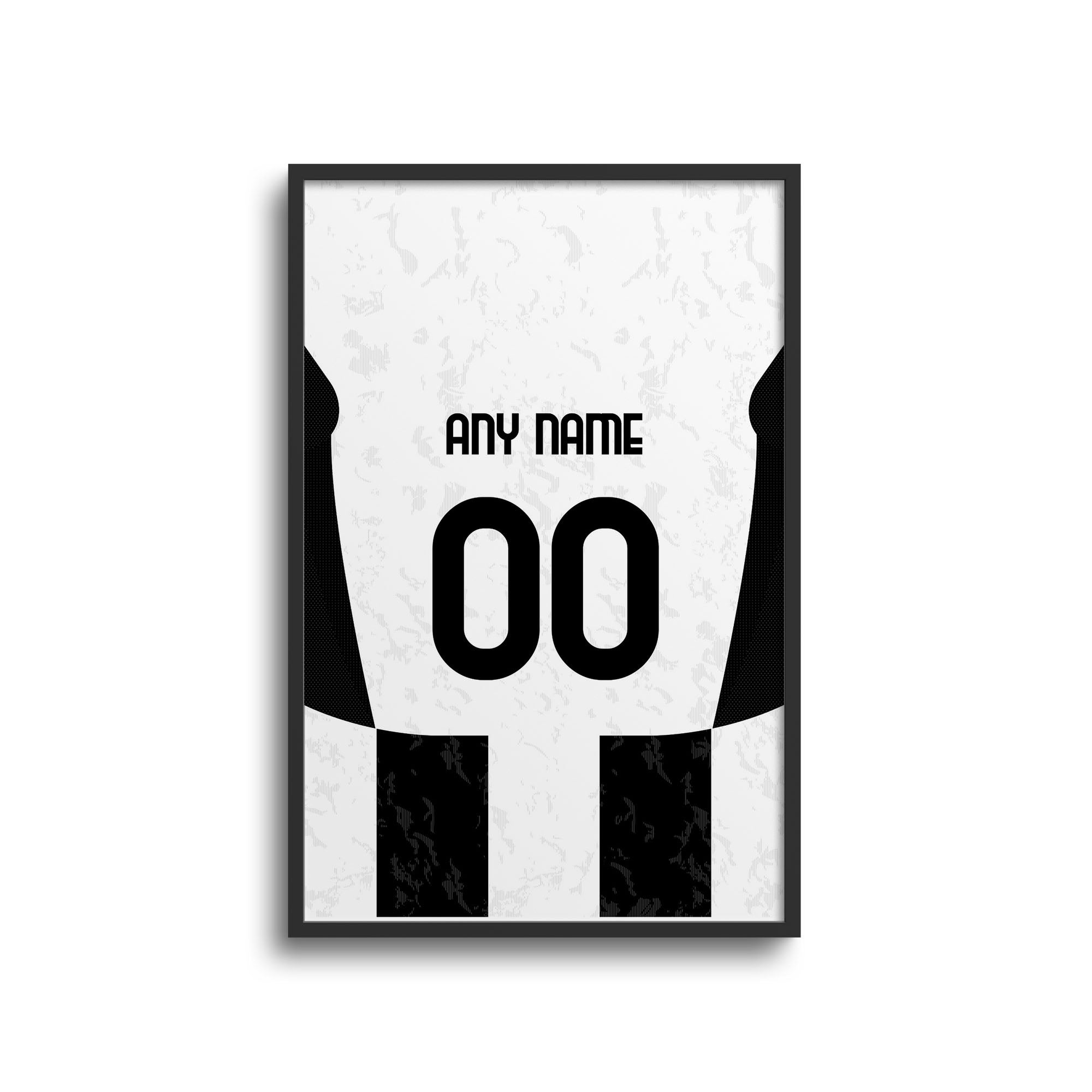 Piemonte Calcio Bianconeri 2024-25 Home Kit Poster