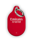 AirTag holder with the Arsenal 2026-27 Home football shirt design by RIPA Football