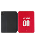 iPad case with the Arsenal 2026-27 Home football shirt design by RIPA Football