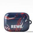 AirPods case with the FC Köln 2026-27 Third football shirt design by RIPA Football