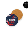 Coaster with the FC Köln 2026-27 Third football shirt design by RIPA Football