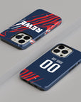 Phone case with the FC Köln 2026-27 Third football shirt design by RIPA Football