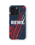 Phone case with the FC Köln 2026-27 Third football shirt design by RIPA Football
