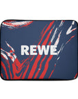 Laptop sleeve with the FC Köln 2026-27 Third football shirt design by RIPA Football