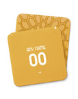 Coaster with the AC Milan 2026-27 Goalkeeper football shirt design by RIPA Football