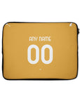 Laptop sleeve with the AC Milan 2026-27 Goalkeeper football shirt design by RIPA Football