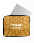 Laptop sleeve with the AC Milan 2026-27 Goalkeeper football shirt design by RIPA Football