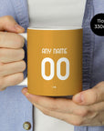 Mug with the AC Milan 2026-27 Goalkeeper football shirt design by RIPA Football