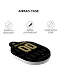 AirTag holder with the Aston Villa 2026-27 Away football shirt design by RIPA Football