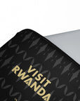 Laptop sleeve with the Aston Villa 2026-27 Away football shirt design by RIPA Football