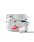 AirPods case with the Atalanta 2026-27 Away football shirt design by RIPA Football