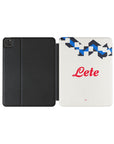 iPad case with the Atalanta 2026-27 Away football shirt design by RIPA Football