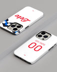 Phone case with the Atalanta 2026-27 Away football shirt design by RIPA Football