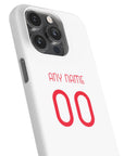 Phone case with the Atalanta 2026-27 Away football shirt design by RIPA Football