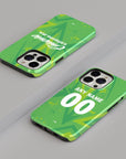 Phone case with the Atlas 2026-27 Goalkeeper football shirt design by RIPA Football
