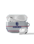 AirPods case with the Atlético Madrid 2026-27 Third football shirt design by RIPA Football