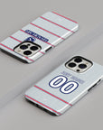 Phone case with the Atlético Madrid 2026-27 Third football shirt design by RIPA Football
