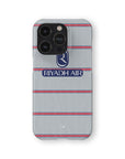Phone case with the Atlético Madrid 2026-27 Third football shirt design by RIPA Football