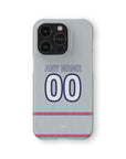 Phone case with the Atlético Madrid 2026-27 Third football shirt design by RIPA Football
