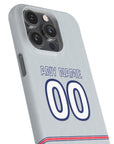 Phone case with the Atlético Madrid 2026-27 Third football shirt design by RIPA Football