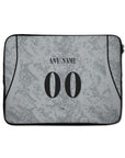 Laptop sleeve with the Barcelona 2026-27 Goalkeeper football shirt design by RIPA Football