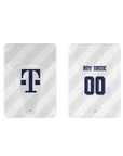 iPad case with the Bayern Munich 2026-27 Away football shirt design by RIPA Football