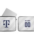 Laptop sleeve with the Bayern Munich 2026-27 Away football shirt design by RIPA Football