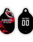 AirTag holder with the Benfica 2026-27 Third football shirt design by RIPA Football