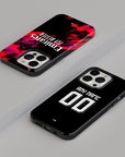 Phone case with the Benfica 2026-27 Third football shirt design by RIPA Football