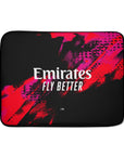 Laptop sleeve with the Benfica 2026-27 Third football shirt design by RIPA Football