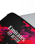 Laptop sleeve with the Benfica 2026-27 Third football shirt design by RIPA Football