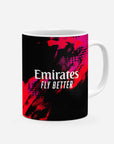Mug with the Benfica 2026-27 Third football shirt design by RIPA Football