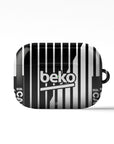 AirPods case with the Besiktas 2026-27 Away football shirt design by RIPA Football