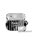 AirPods case with the Besiktas 2026-27 Away football shirt design by RIPA Football