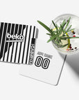 Coaster with the Besiktas 2026-27 Away football shirt design by RIPA Football