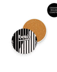 Coaster with the Besiktas 2026-27 Away football shirt design by RIPA Football