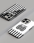 Phone case with the Besiktas 2026-27 Away football shirt design by RIPA Football