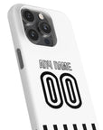 Phone case with the Besiktas 2026-27 Away football shirt design by RIPA Football