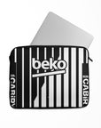 Laptop sleeve with the Besiktas 2026-27 Away football shirt design by RIPA Football
