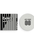 Mouse pad with the Besiktas 2026-27 Away football shirt design by RIPA Football
