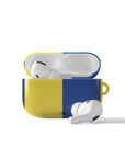 AirPods case with the Boca Juniors 2026 Prematch football shirt design by RIPA Football