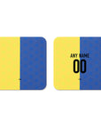 Coaster with the Boca Juniors 2026 Prematch football shirt design by RIPA Football