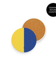 Coaster with the Boca Juniors 2026 Prematch football shirt design by RIPA Football