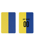 iPad case with the Boca Juniors 2026 Prematch football shirt design by RIPA Football