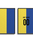 Print with the Boca Juniors 2026 Prematch football shirt design by RIPA Football