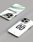 Phone case with the Borussia Mönchengladbach 2026-27 Home football shirt design by RIPA Football