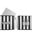 Laptop sleeve with the Botafogo 2026 Home football shirt design by RIPA Football